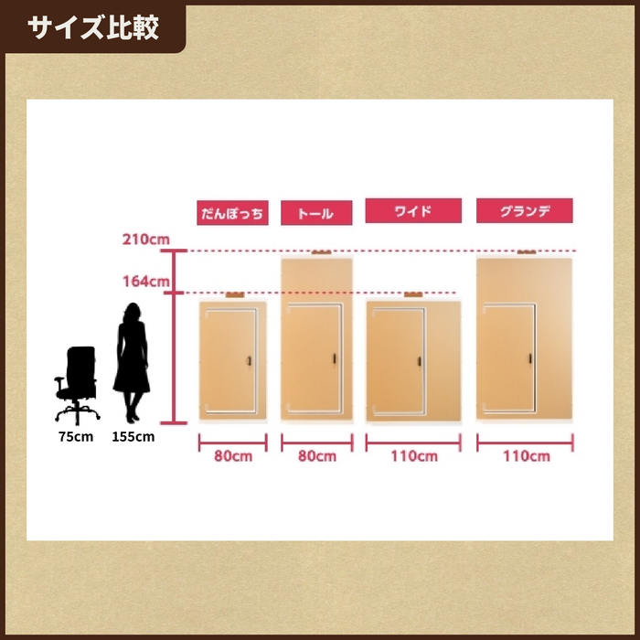 だんぼっち ベーシックタイプ 0.5畳 だんぼっち – だんぼっちオフィシャルショップ
